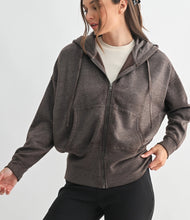 Load image into Gallery viewer, Mono B Fleece Hoodie Jacket
