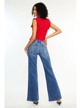 Load image into Gallery viewer, Kancan PETITE Open Pack Mid Rise Wide Flare JEANS-KC9449M-PT
