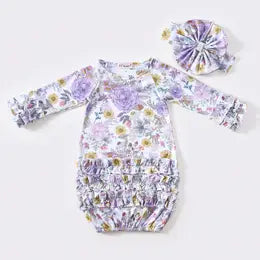 Lilac Baby Gown #4894