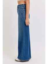 Load image into Gallery viewer, Cello - Dark Wash High Rise Wide Leg Jeans

