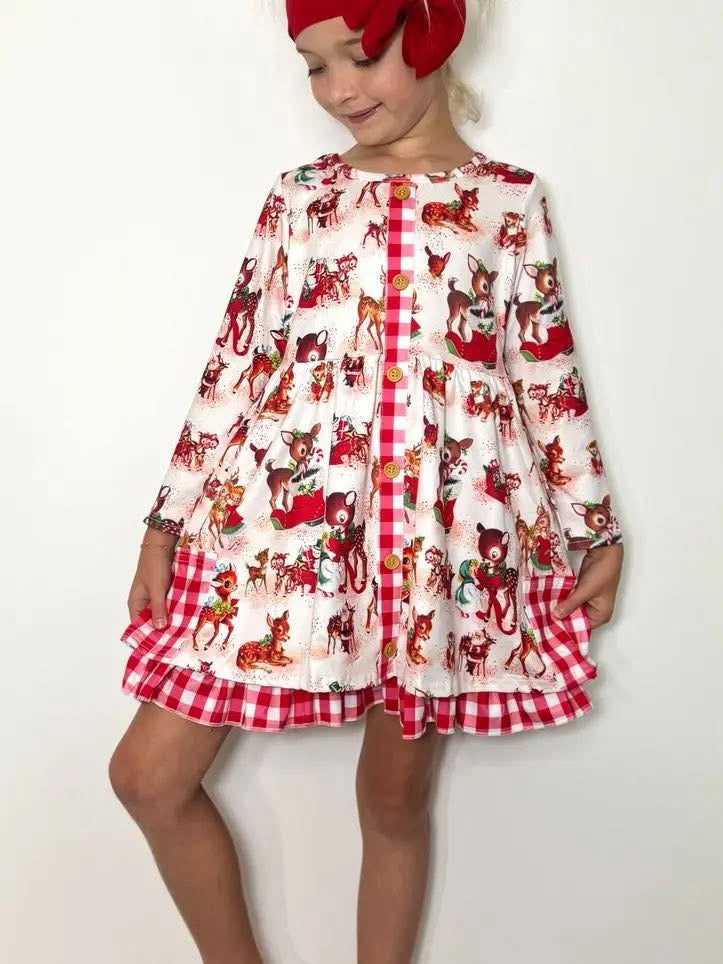 Reindeer Kisses Dress