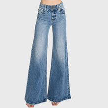 Load image into Gallery viewer, Petra 153-High Waisted Comfort Stretch Vintage Wide Leg
