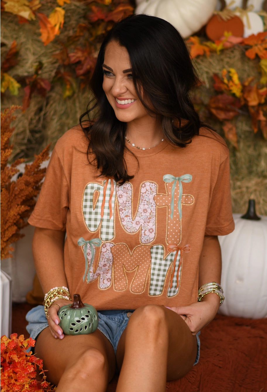 Patchwork autumn - tultex softstyle tee