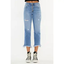 Load image into Gallery viewer, Kancan - High Rise Crop Straight JEANS-KC2560M
