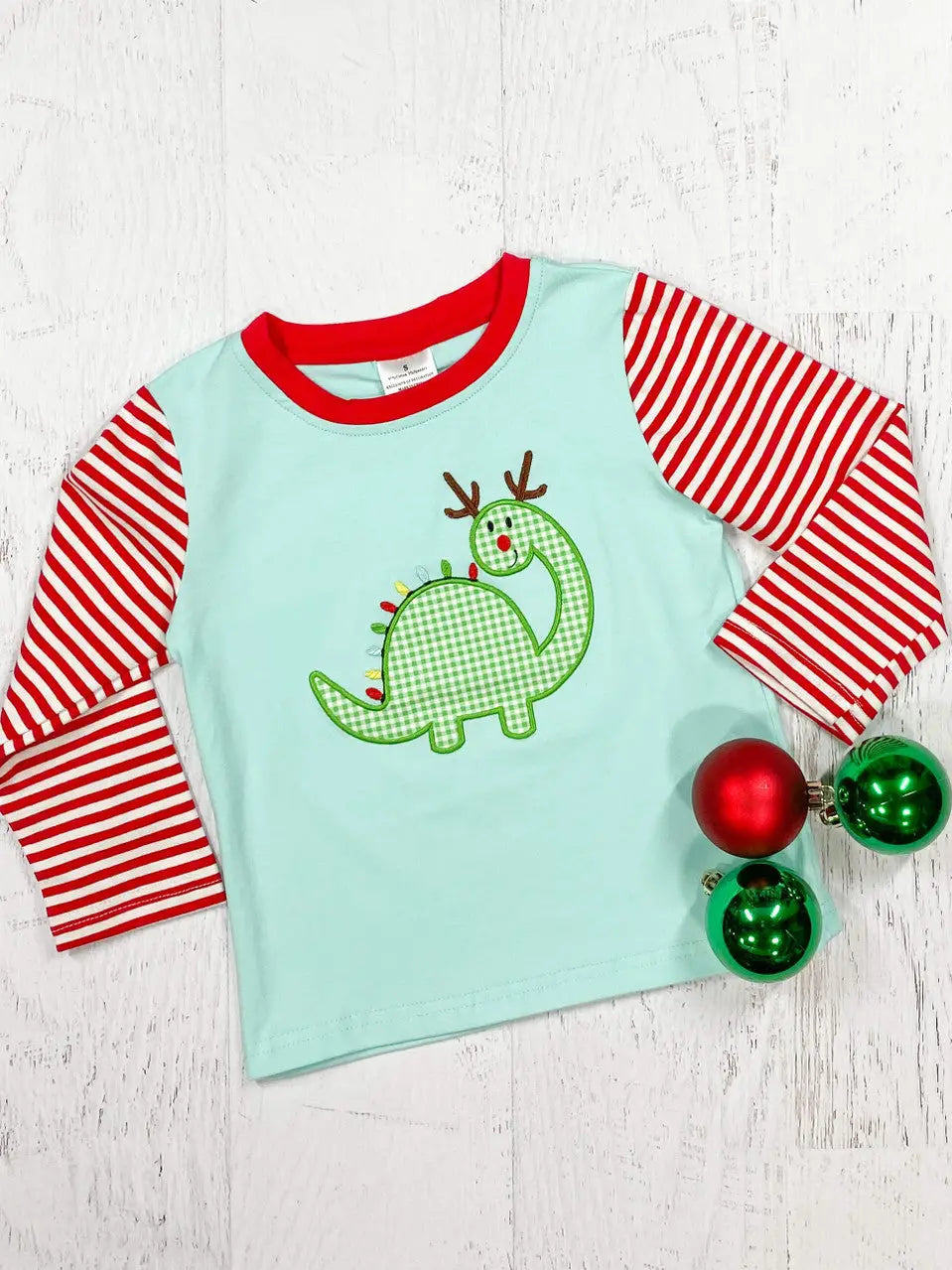 Dino Christmas Top